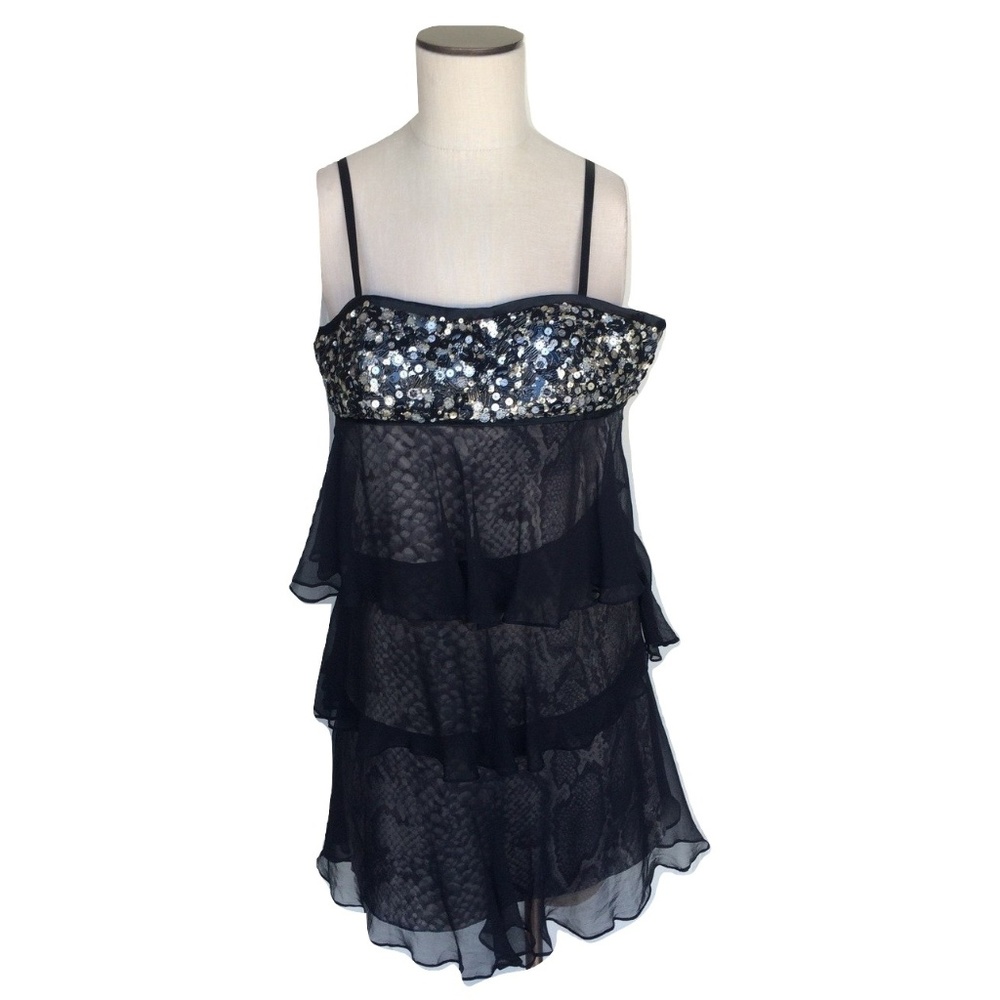 NWT Marc Bouwer Glamit Snakeskin Print Dress
